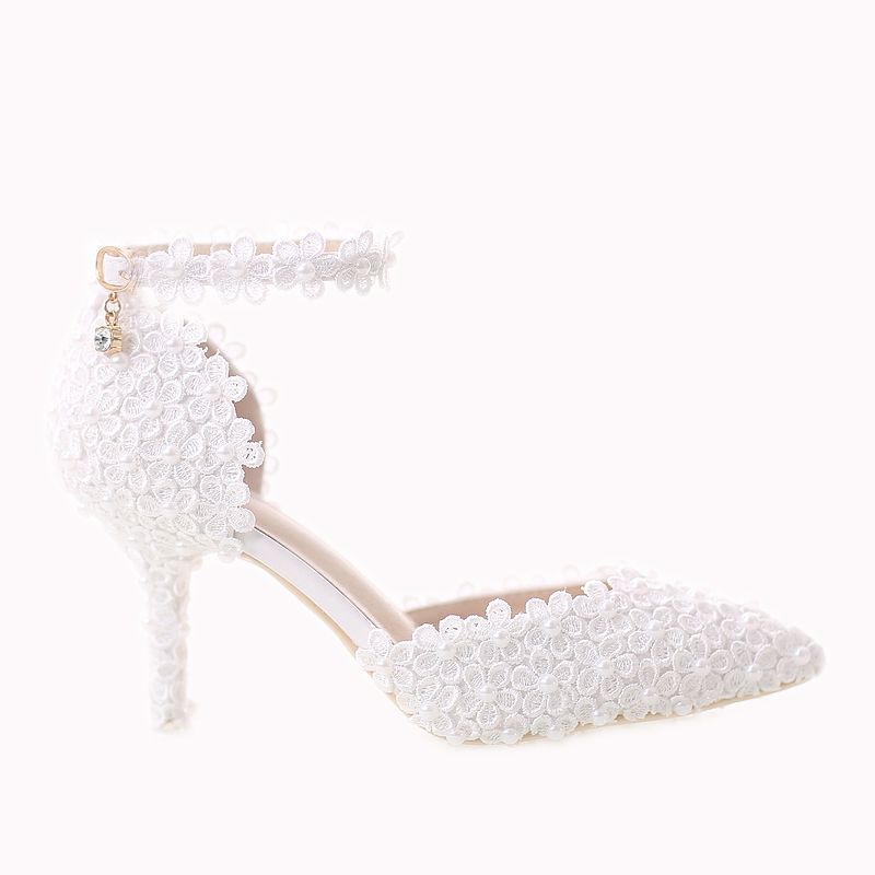 scarpe da sposa tacco 7
