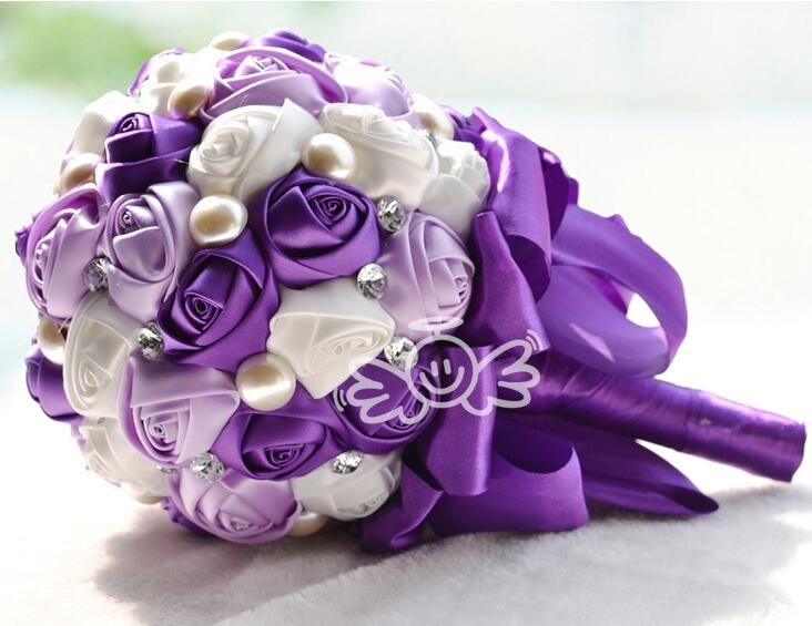 Fancy Bridal Bouquets New Arrival Wedding Accessories Wedding Bouquets Purple Champagne Red New Arrival Silk Wedding Flower Silk Wedding Flower Arrangements From Lpdqlstudio 30 18 Dhgate Com