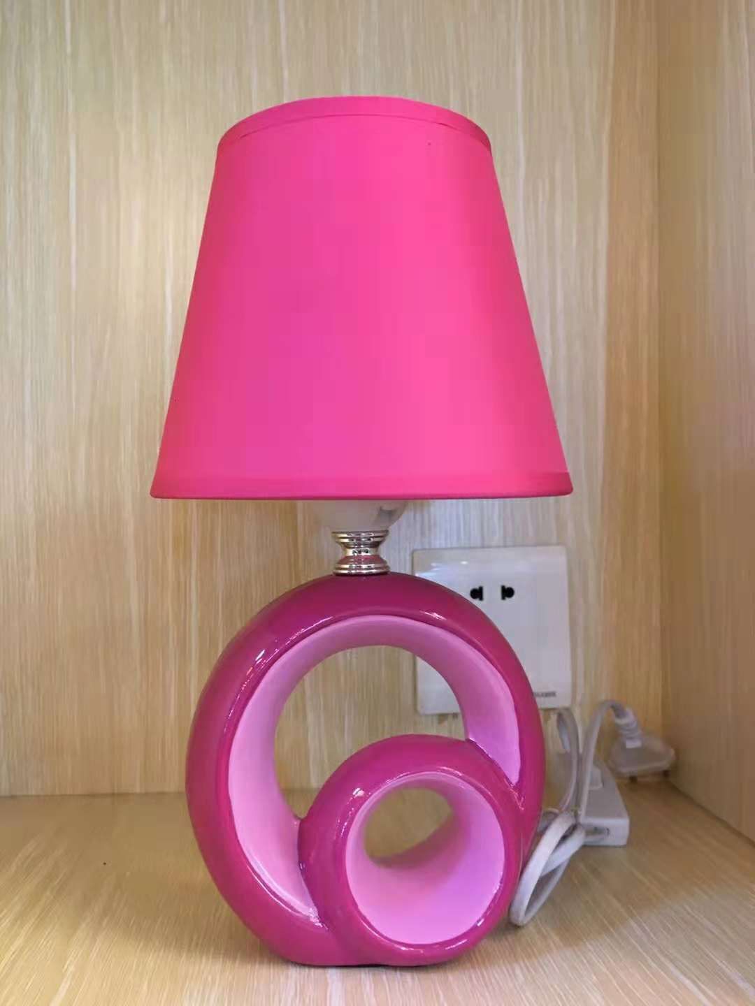 2019 Nordic Simple Ceramic Table Lamps Children Less Girls Pink Cute Nordic Simple Ceramic Table Lamps Children Less Girls Pink Cute Princess Living Room Bedroom Bedside