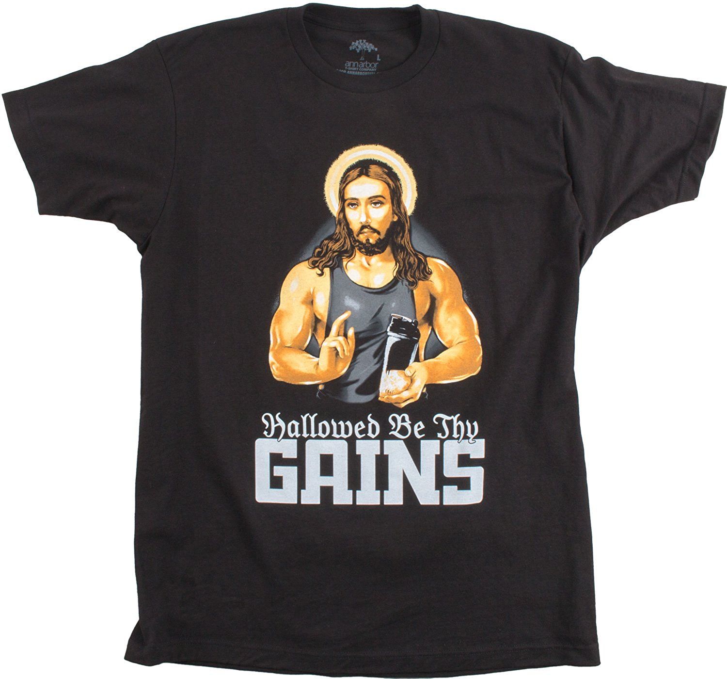 Acheter Que Tes Gains Soient Sanctifies Drole Muscle Jesus Poids Musculation Travailler Humour T Shirt T Shirt A Manches Casual Imprime Tee Taille S 3xl De 2 Du Restdaystore Fr Dhgate Com Acheter Que Tes Gains Soient Sanctifies Drole Muscle Jesus Poids Musculation Travailler Humour T Shirt T Shirt A Manches Casual Imprime Tee Taille S 3xl De 2 Du Restdaystore Fr Dhgate Com