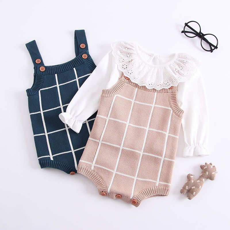 baby girl knitted romper