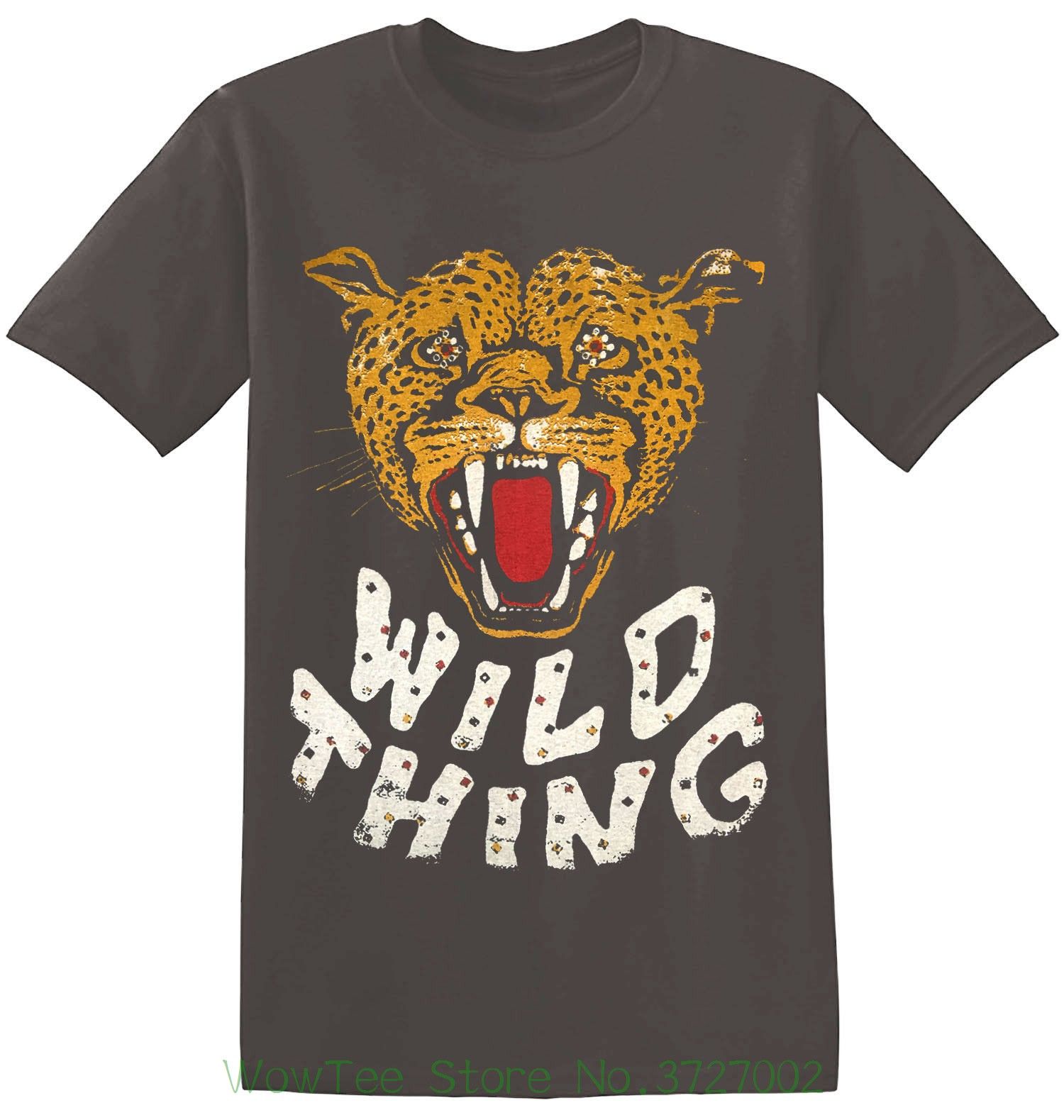 Wild Thing Tee Old Band Shirts Black 