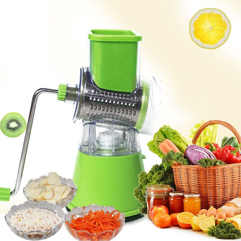 Multi-functional Manual Slicers Vegetable Spiral Chopper Mandoline Cheese Grater