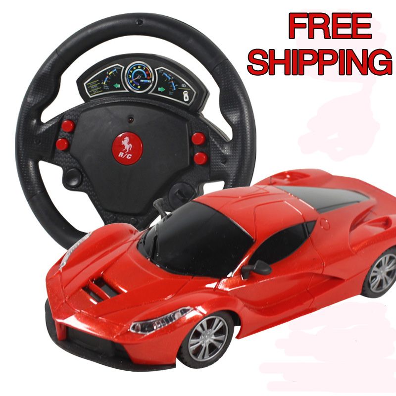 rc car with steering wheel