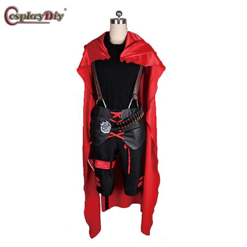 RWBY 3 Season Battler Costume Ruby Rose Cosplay Dress Halloween Uniform Suit