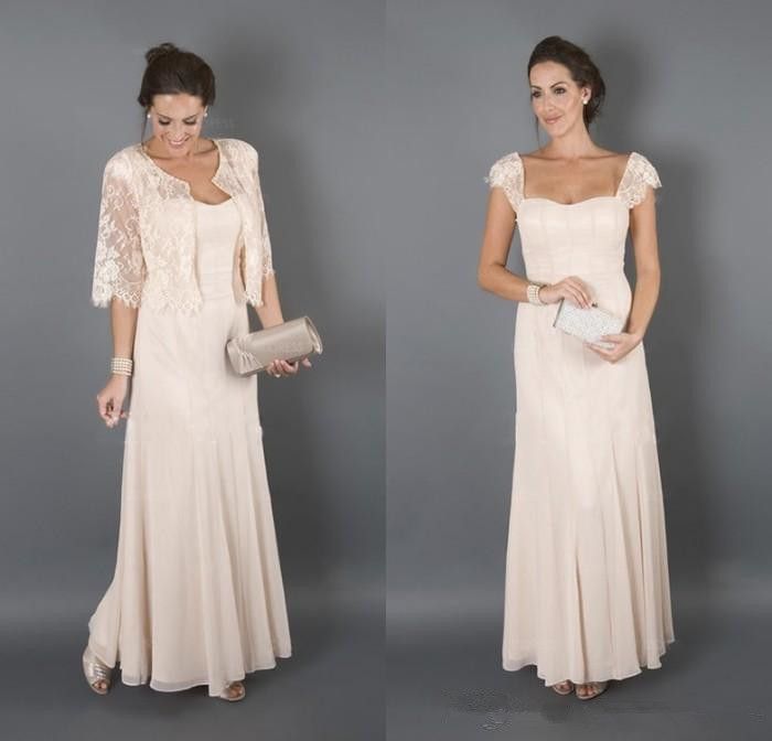 portrait neckline mother of the bride dresses