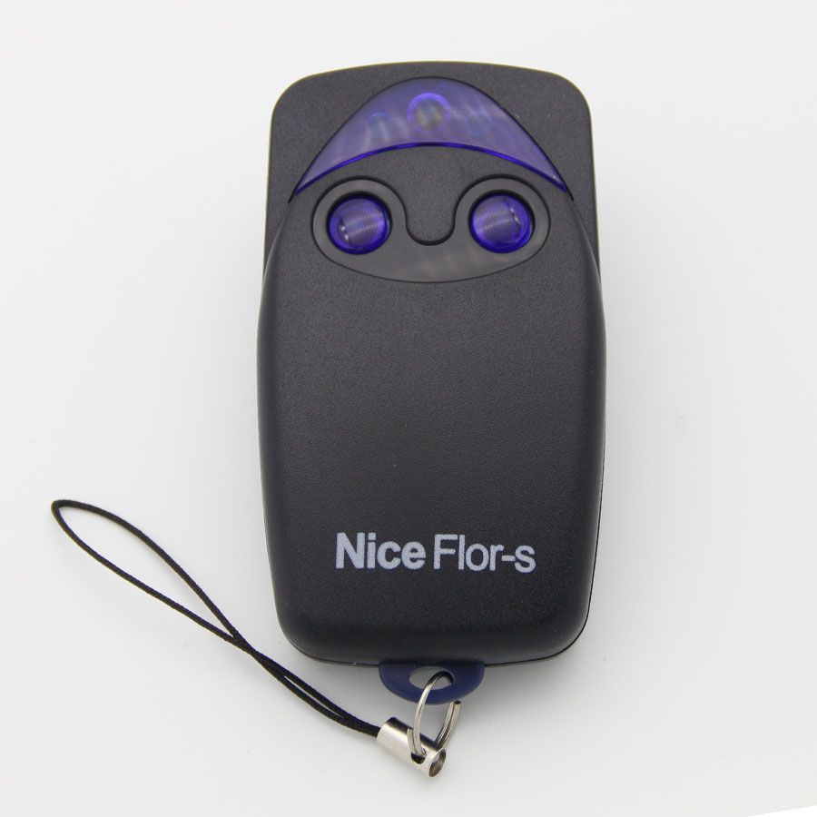 NICE FLO2 Fernbedienung Anhänger Mit Dip Schalter Neu Und Original 433.92 MHZ 