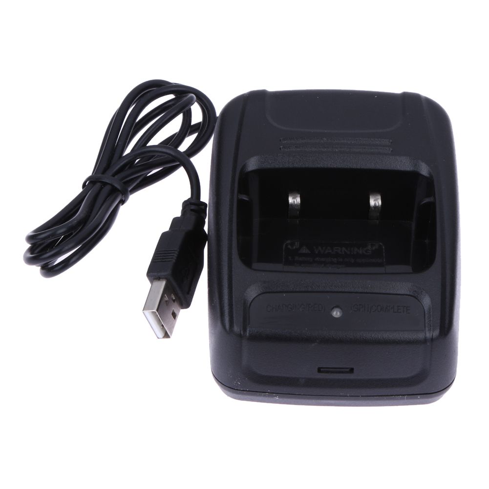 Ham Radio Walkie Talkie (UV-5 R) 充電式リチウムイオンバッテリー搭載UHF VHFデュアルバンド2 Wayラジオ携帯型Walkie Talkieコンプリートセットイヤホンと - 1