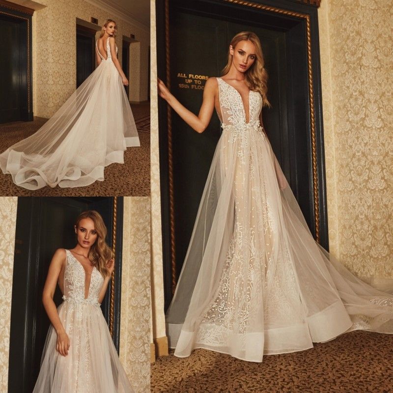 calla blanche long sleeve wedding dress