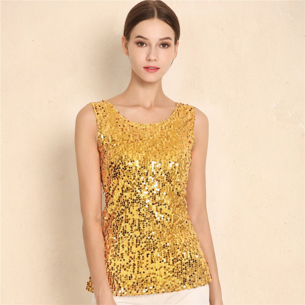 camiseta bordada com lantejoulas