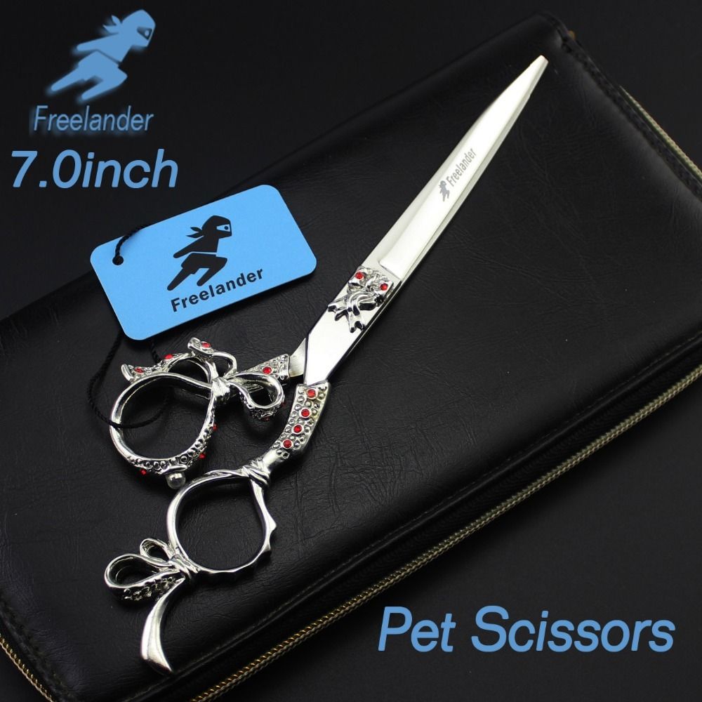 Professional Shears Dog Pet Grooming 7.0inch Scissors Polishing Tool