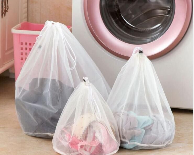 large mesh drawstring bolsas