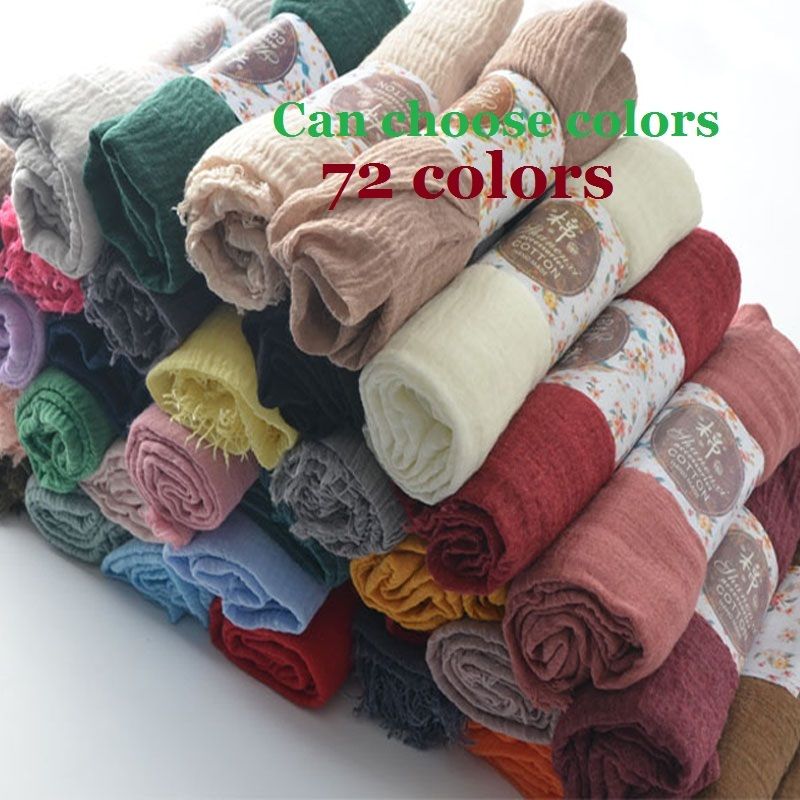 cotton crinkle scarf