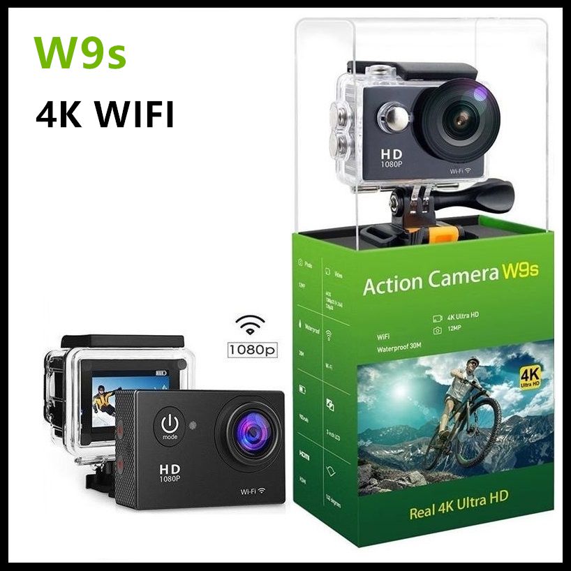 W9s 4K WiFi Action Camera 12MP 1080P 