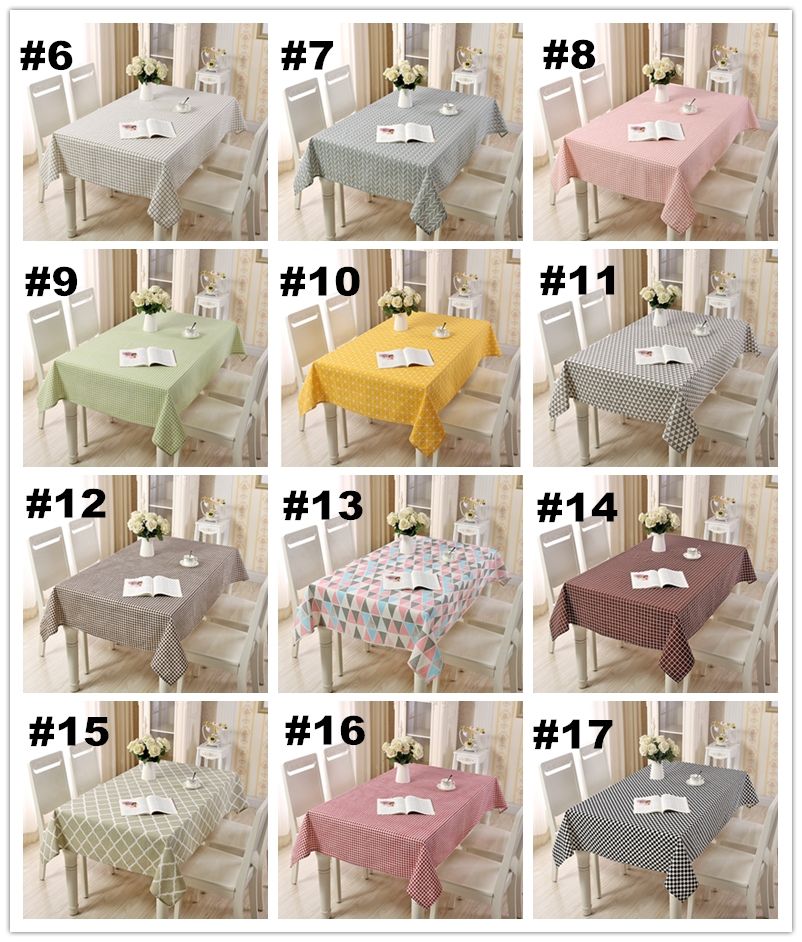 Acquista Striscia Di I 10 Striscia Di Cotone Quadrato In Cotone E Lino Mescolato Tovaglia Da Tavola Copre I Runner Da Tavolo A 3 07 Dal Sweethome123 Dhgate Com