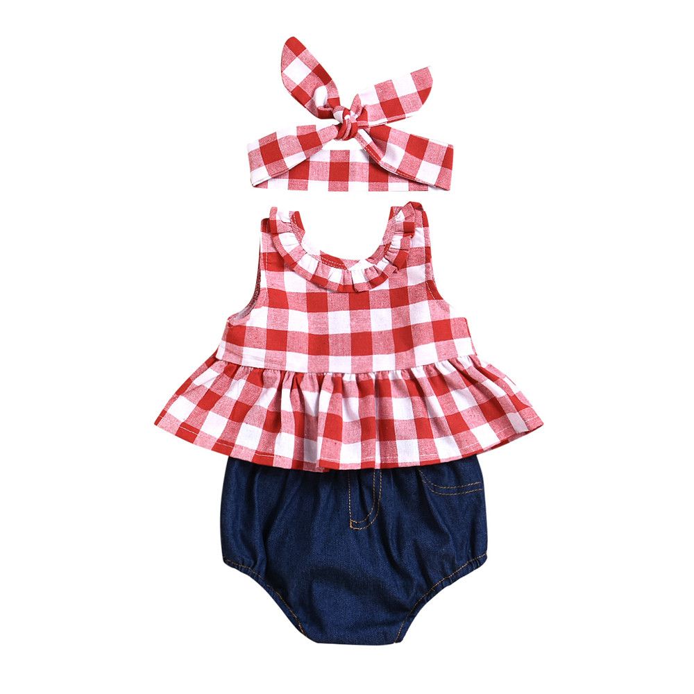tartan baby girl outfit
