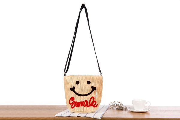 Emoji Strandtasche mit Reißverschluss Tasche Shopper Bag Smilys Reisetasche