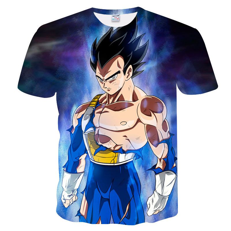 ideología alivio perdonar Dragon Ball Z T-shirts Mens Summer T Shirt 3D Print Super Saiyan Son Goku  Dios