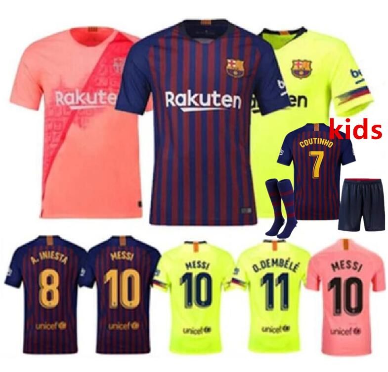camiseta barcelona rosa 2018
