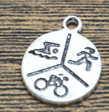 12 Boy charms tibetan silver P70
