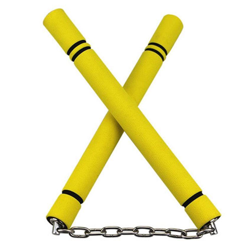 Zhiqu-NB Spugna Nunchucks Marziale Bruce Lee Nunchaku Schiuma,Perfetto per Pratica Nunchaku per Bambini e Principianti