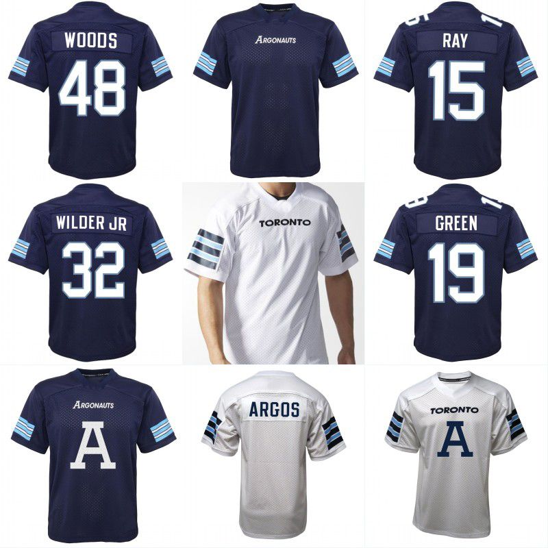 2020 ARGOS TORONTO ARGONAUTS 19 SJ GREEN 32 Wilder Jr 48 Bear Woods 15