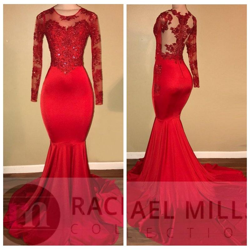 red prom dresses 2018