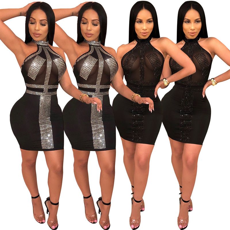 halter top mini dress