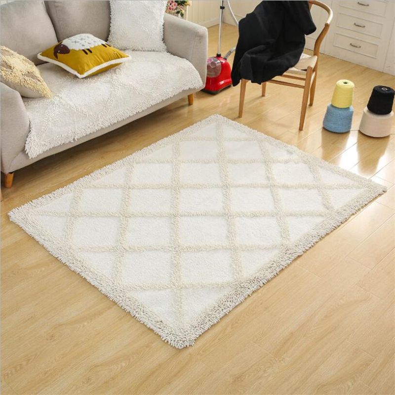 Simple Cotton Soft Hand Woven Design Carpets For Living Room Bedroom Kid Room Rugs Home Carpet Delicate Floor Door Mat Area Rug Designer Carpet Tiles