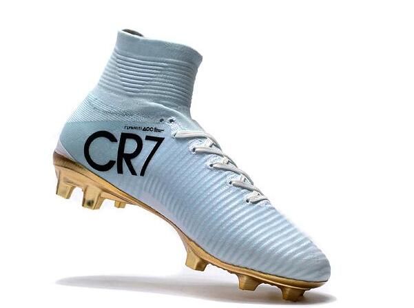 cr7 soccer cleats white