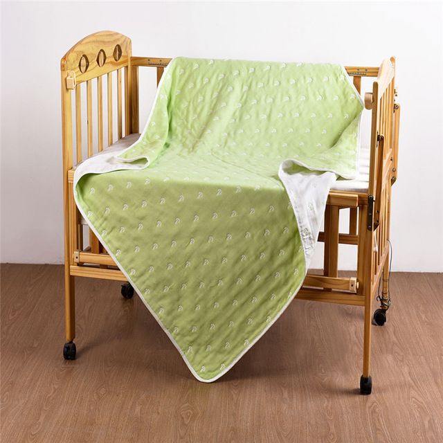 Wearable Six Layers Cotton Throw Blankets Kids Blanket For Beds Cute