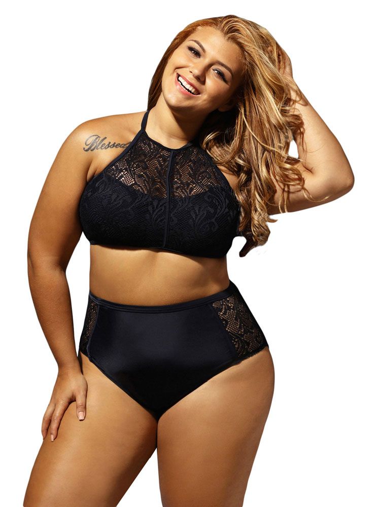 chubby women in swimsuit