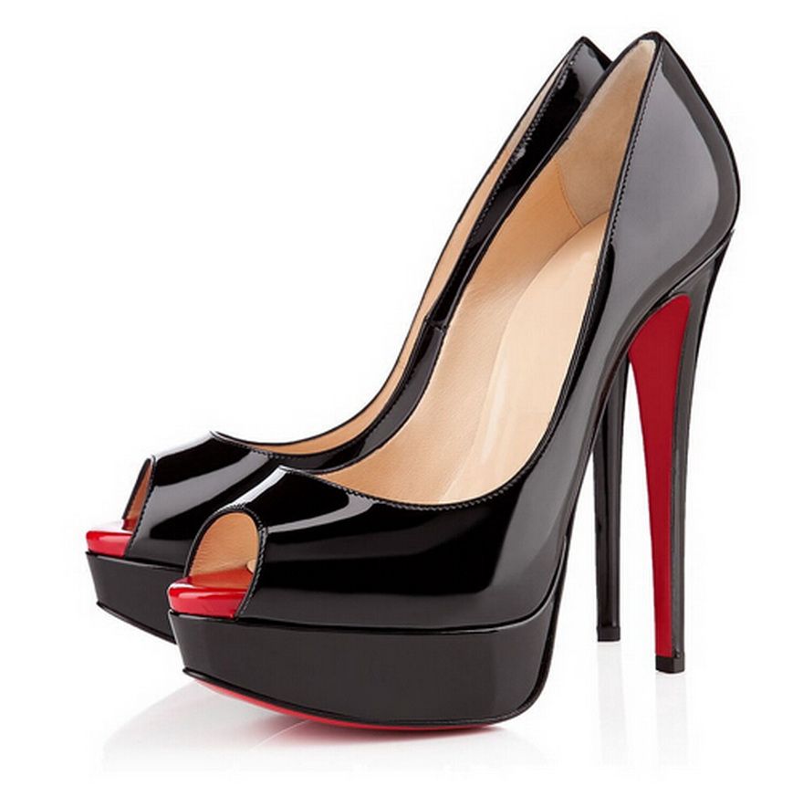 Acheter Pas Cher 14 Cm Marque Femmes Bas Rouge Talons Hauts Sexy Plateforme  Peep Toe Plate Forme Semelle Rouge Chaussures Femmes Pompes À Talons Hauts  Chaussures De Soirée Taille 34 43 Du 40,34 € | Fr.Dhgate