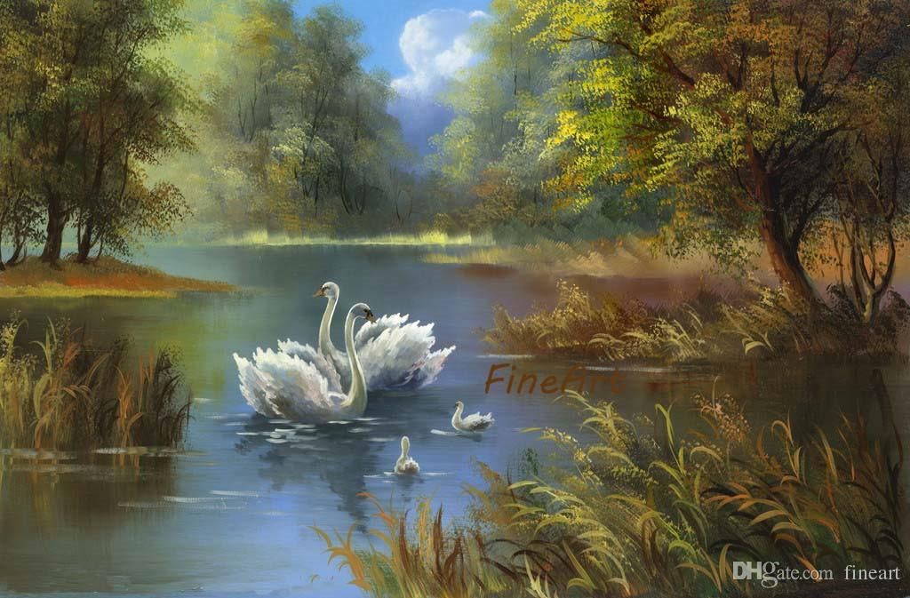 2021 High Quality Handmade Painting Art Animal Landscape Oil Painting