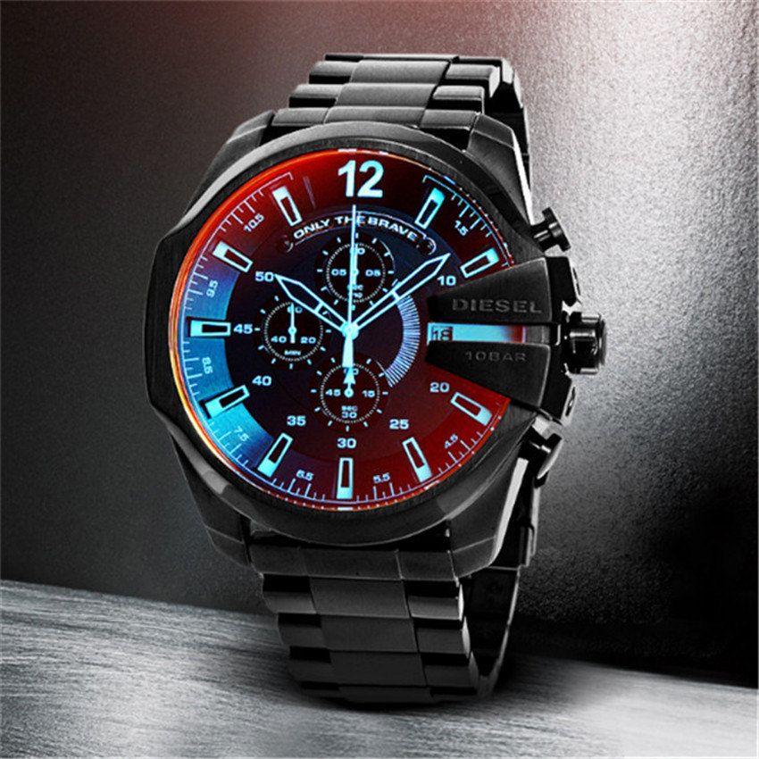 Dz4318 Dz7312 Fashion Sport Mens Watches Montre Homme Top Brand Luxury Quartz Military Watch Male Large Dial Full Stainless Steel Clock Watch Sales Watch Sales Online From Okwatches 14 02 Dhgate Com