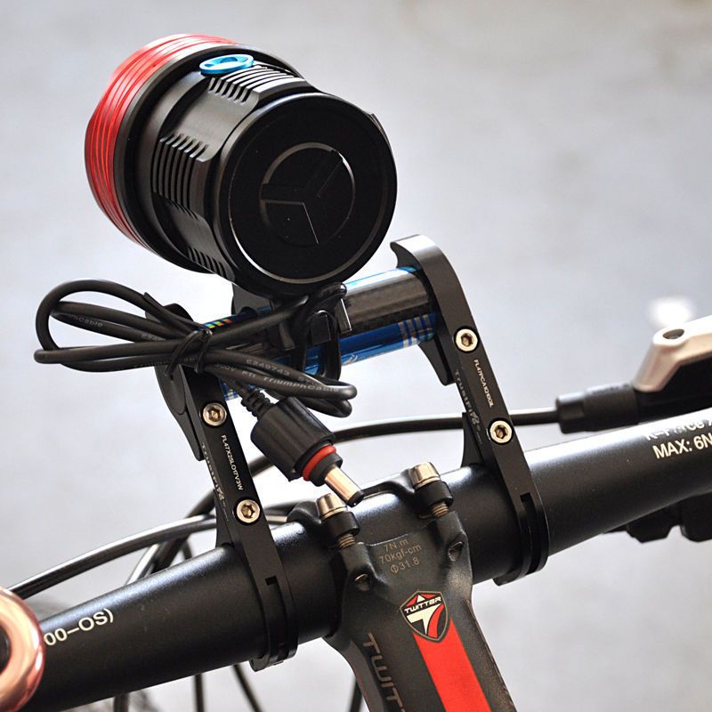TrustFire HE01 MTB Bike Bicycle Light Handle Bar Mount Bracket Holder BLACK