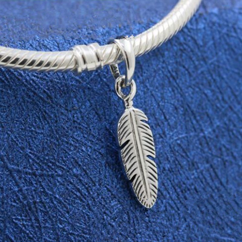 pandora spiritual feather pendant