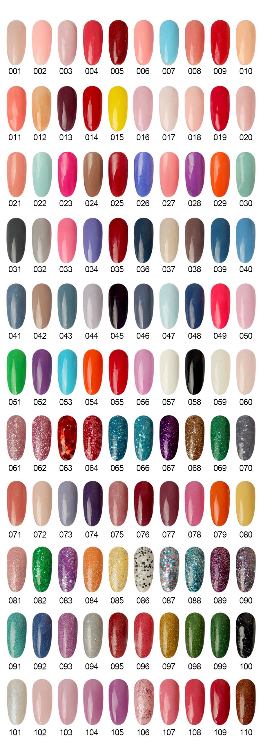 Gelish Color Chart 2019