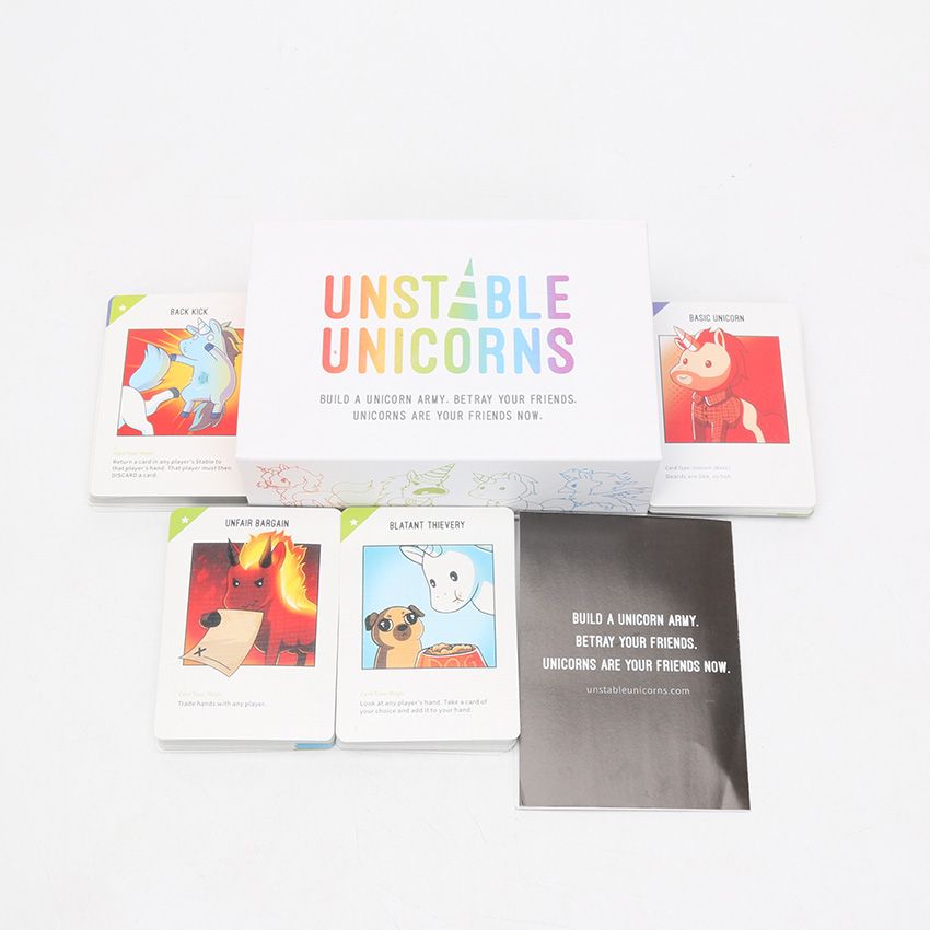 Juego De Tarjetas Inestable Unicornios