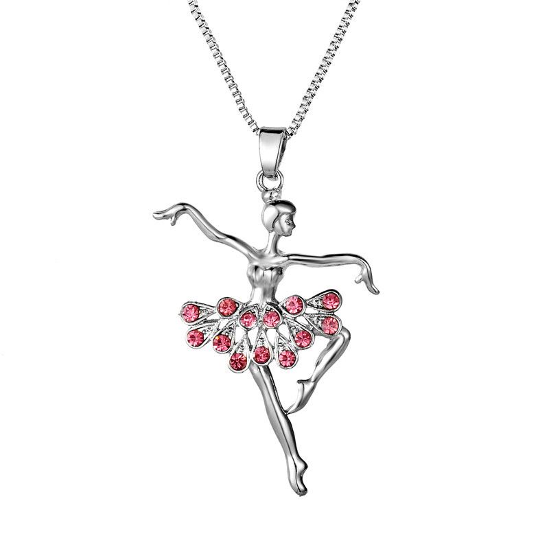 Ballerine Recital Danse la Danseuse Ballet Pendentif Bracelet Collier