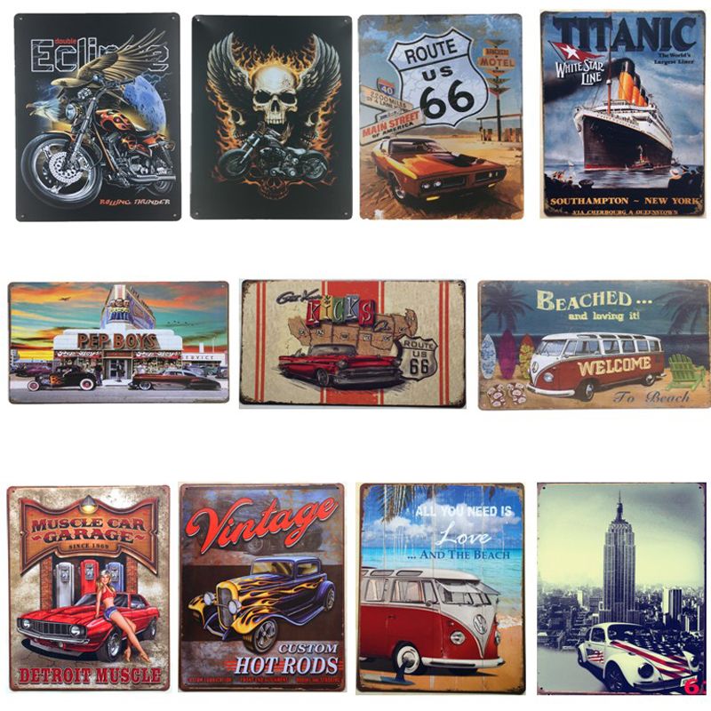 Compre Diferentes Temas Letrero De Chapa De Metal Pep Boys