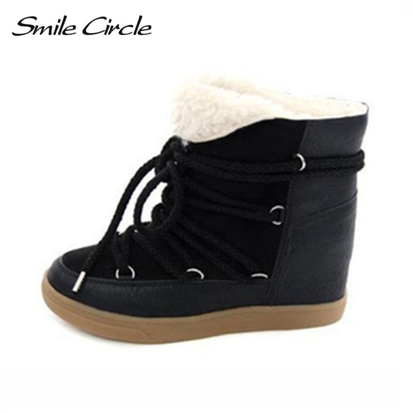 winter boots with wedge