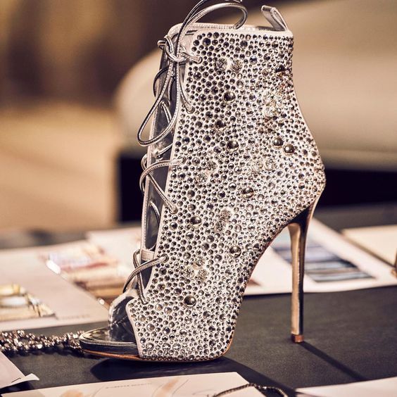 real diamond heels