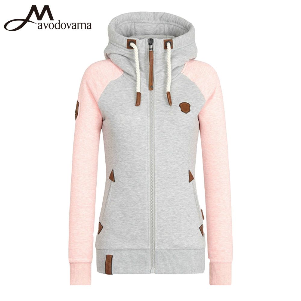 Compre Avodovama M Moda Feminina Camisas De Manga Longa Com Capuz Patchwork Ocasional Apliques Tops De Matilian, $82 | Pt.Dhgate.Com
