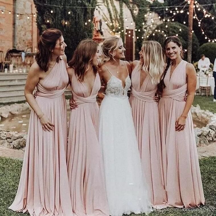 Vestidos Para Damas De Honor Color Palo De Rosa Top