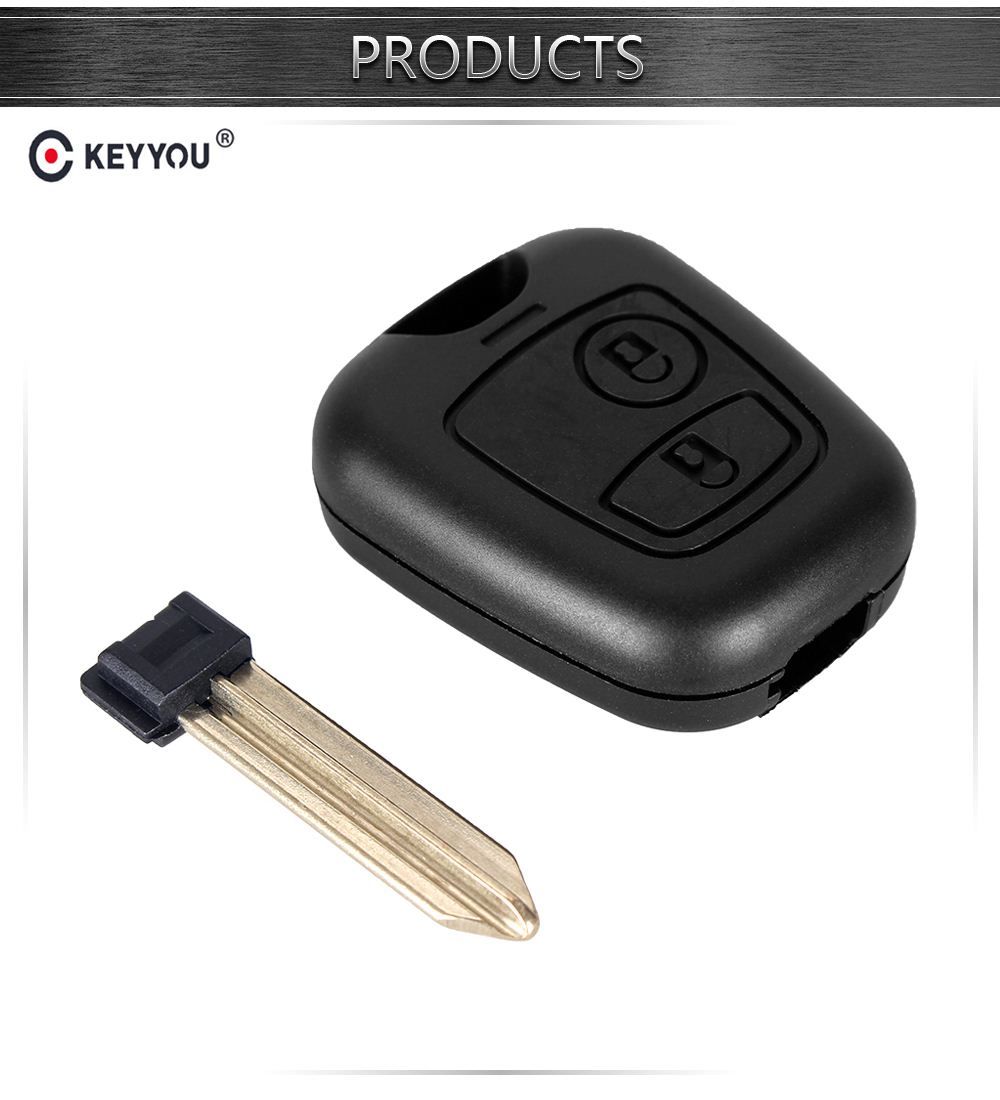 Replacement 2 button key fob case for Citroen Berlingo Saxo Xsara Picasso remote key fob Replacement 2 button key fob case for Citroen Berlingo Saxo Xsara Picasso remote key fob