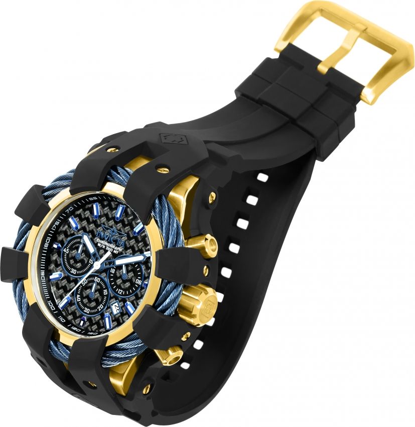 Compra 23862 Invicta 48mm Bolt Sport Cronógrafo Para Hombre Con Esfera  Negra De Fibra De Carbono. Barato | Entrega Rápida Y Calidad | Es.Dhgate
