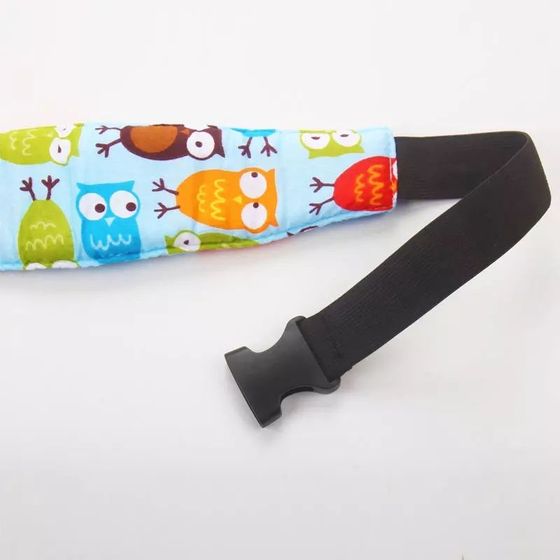 Semoic Random Patterns Infants Baby Head SUpport Pram Stroller Safety Seat Fastening Belt Adjustable Playpens Car Safety Seat Sleep Positioner
