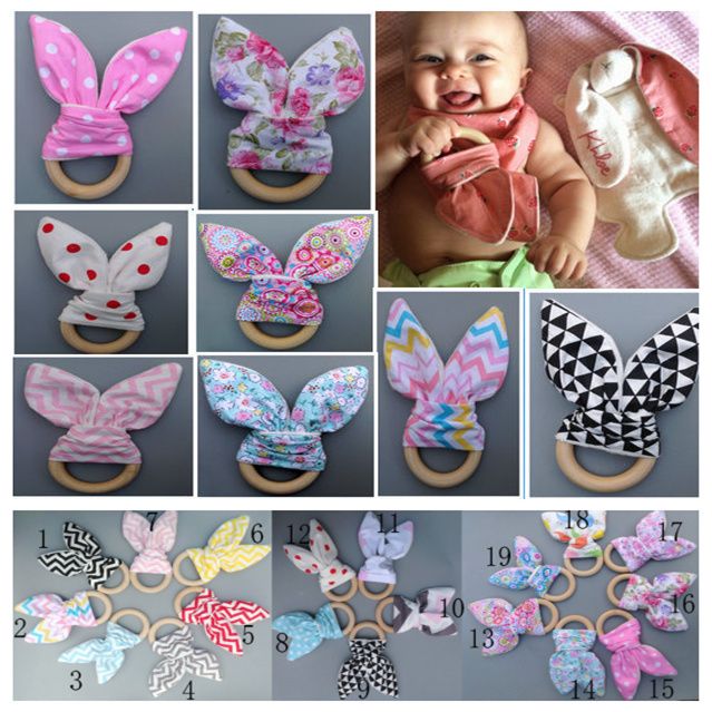 wooden teething ring