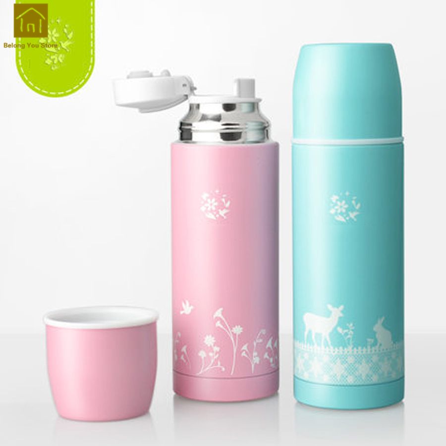 small thermos flask with cup